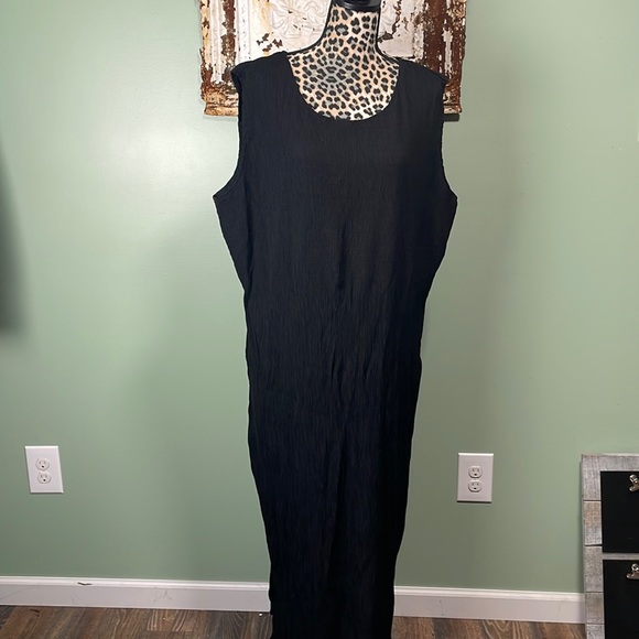 Studio 1940 black gauze, maxi dress, 18/20W - Picture 1 of 7